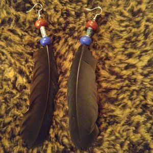 Toucan Feather Earrings
